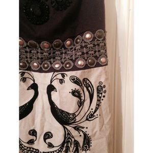 Free people peacock beaded dress