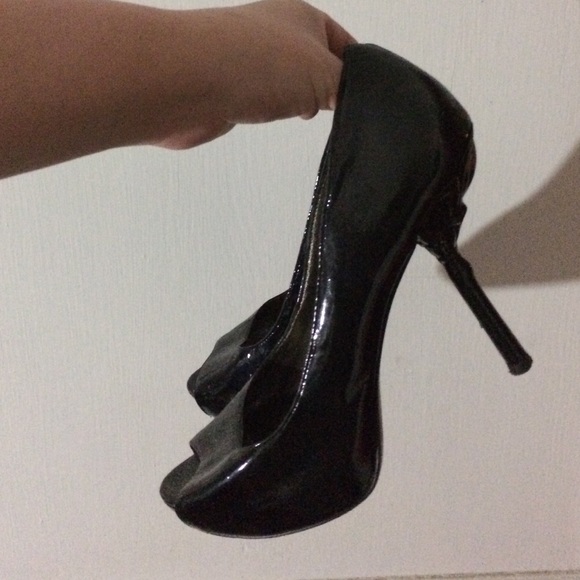 Pelle mode flower stem heel open toe - Picture 2 of 3