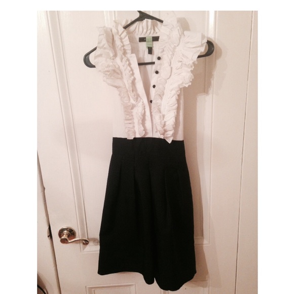 BCBGMaxazria tuxedo dress - Picture 1 of 3