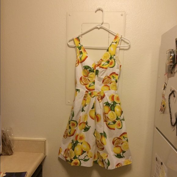 Lemon Sundress Banana republic size 0 XS
