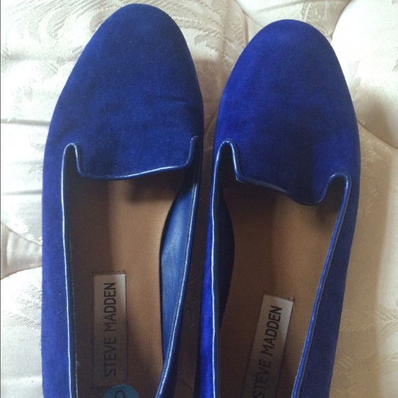 Royal Blue Steve Madden Flats