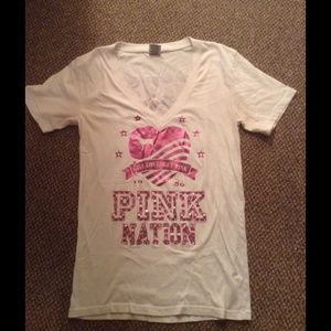 Pink Victoria's Secret shirt
