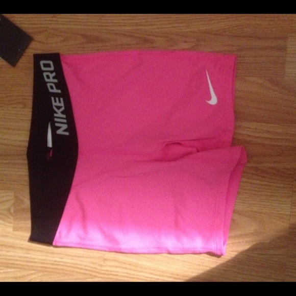 Pink nike pros