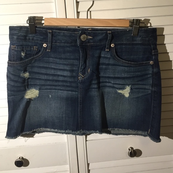 Jean skirt from Express