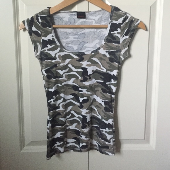 Army patterned short sleeve
