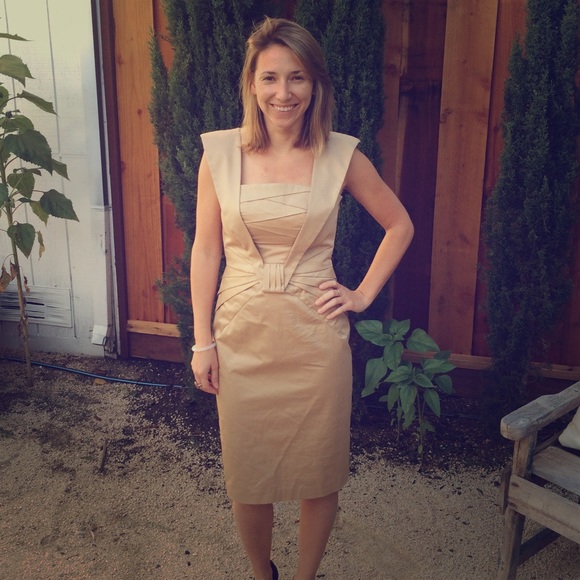 Escada khaki dress