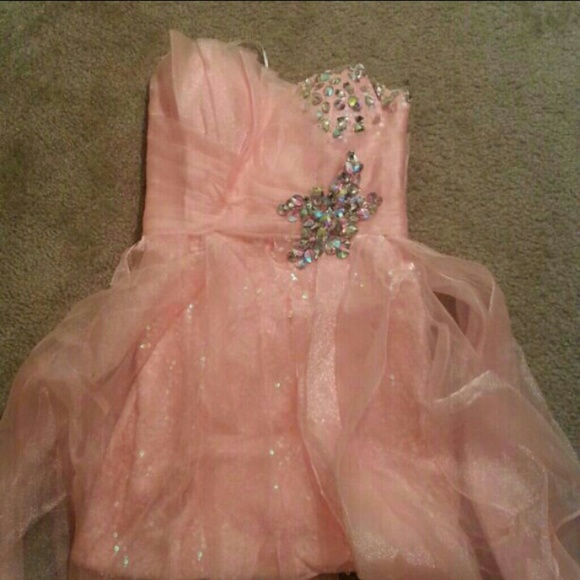 Pink PROM/SWEET 16 DRESS - Picture 1 of 3