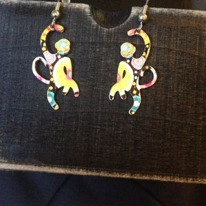 Cute monkey earrings