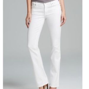 7 for all mankind bootcut denim white.