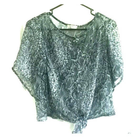 Crop top sheer
