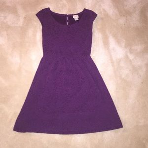 Purple Mini Dress