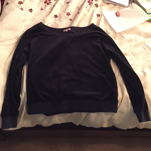 Juicy Couture Velvet Black Sweater
