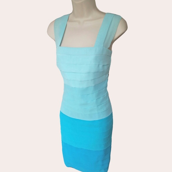 SALE! Betsey Johnson Ombre Pleated Chiffon Dress