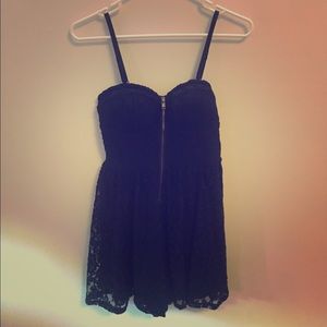 Material Girl Black Lace Romper