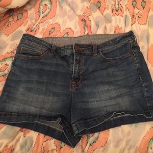 Denim shorts