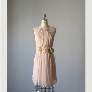 Blush / light pink flowing dress
