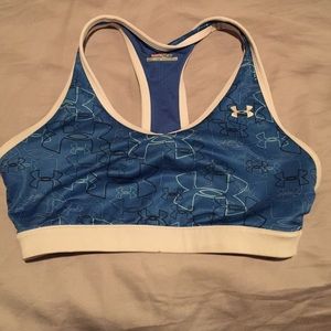 Blue under armour sports bra!