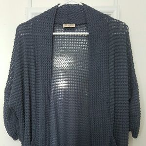 Grey/blue cardigan with pockets