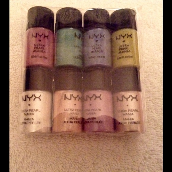 NYX Eye Pigment eight (8) vials.