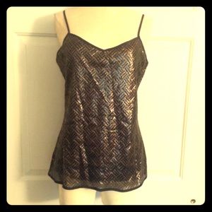 SOLD Banana Republic Zigzag Sequined Cami