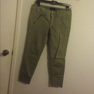 Green khaki pants