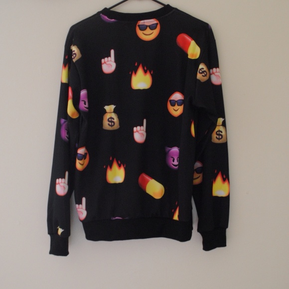 Jackets & Coats - EMOJI SWEATSHIRT Jackets & Coats - EMOJI SWEATSHIRT