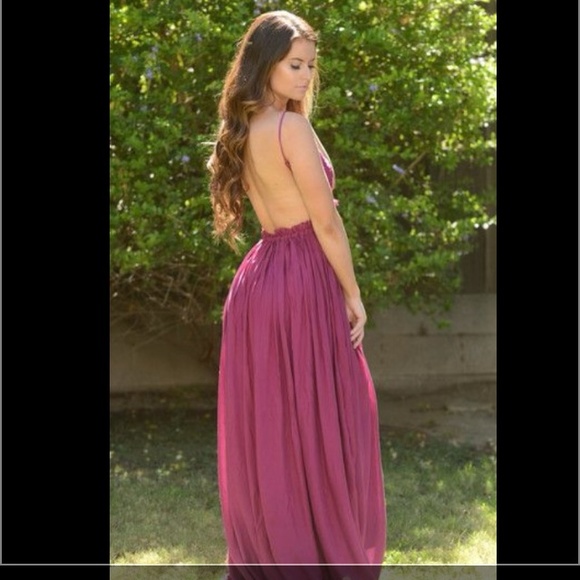 Spaghetti Strap Open Back Crochet Dress
