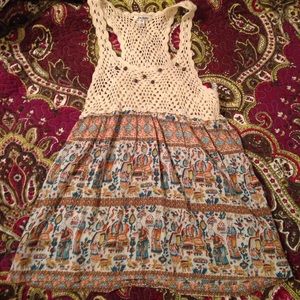 Woven tank top