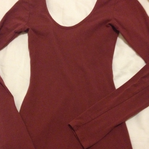 Maroon colored shirt