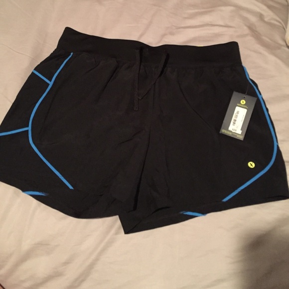 Black shorts with blue trim! Brand new never wore!