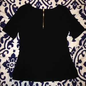 Black structured H&M top