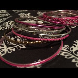 Pink bangle bundle