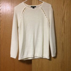 Cream sweater