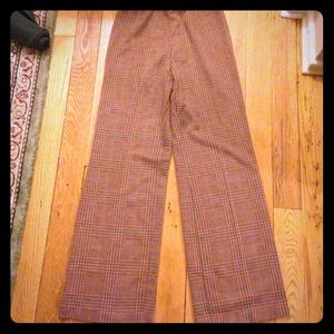 Vintage tartan plaid pants