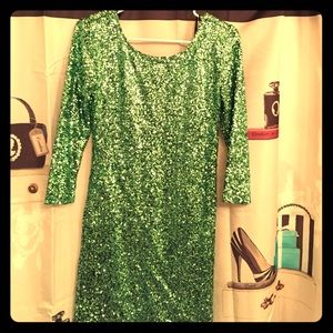 Green dress