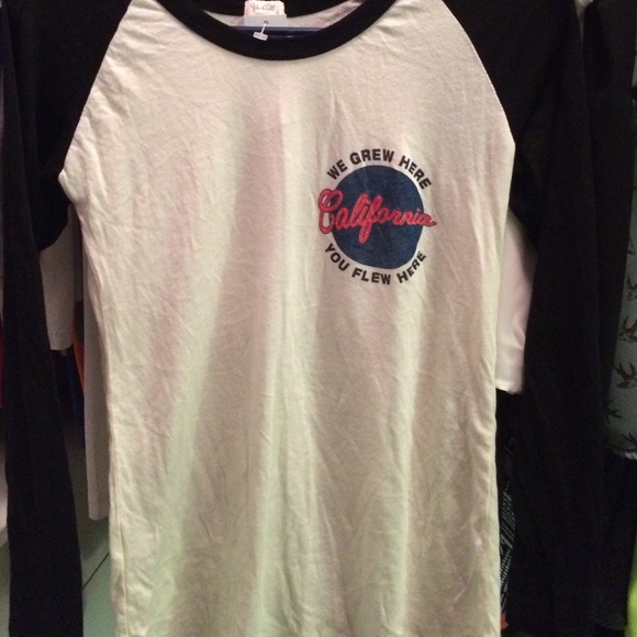 Brandy Melville California Baseball Tee