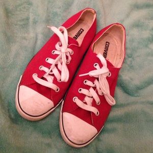old red converse