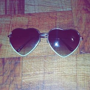Heart shaped sunglasses