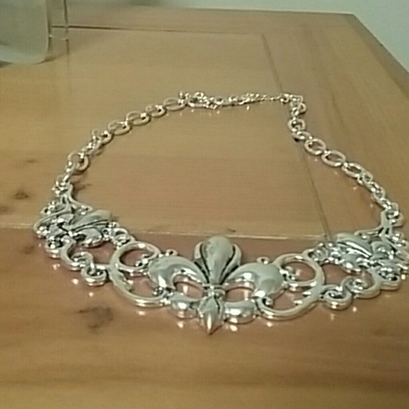 Fleur de lis necklace