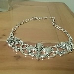 Fleur de lis necklace