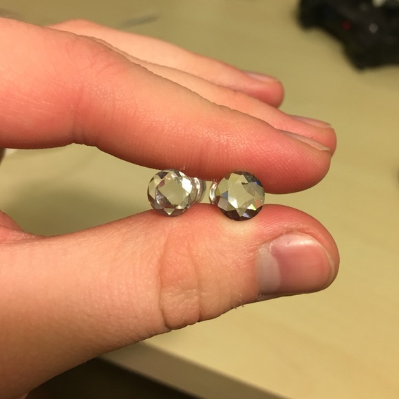 2g cubic zirconia double flare plugs