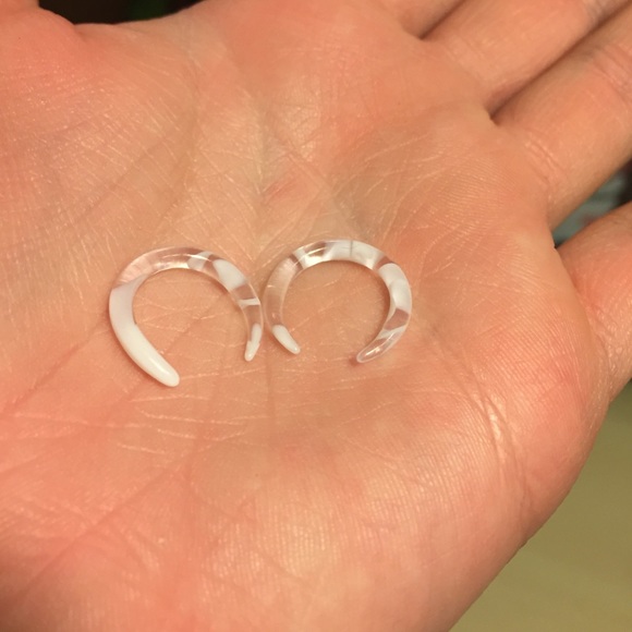 12g white and clear talon tapers