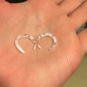 12g white and clear talon tapers