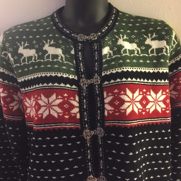 ⭐️CROFT AND BARROW SWEATER JACKET NWT!!⭐️ - Picture 2 of 4