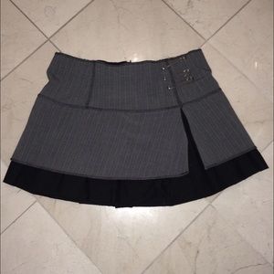 Grey and Black Skirt
