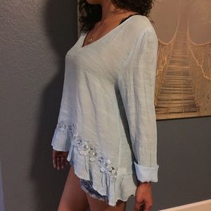 Light Blue Blouse