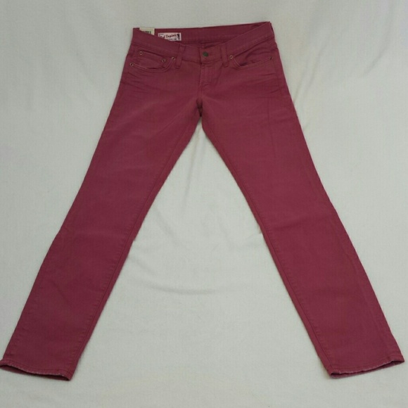 Rose petal pink cayenne Red Engine skinny jean - Picture 2 of 4