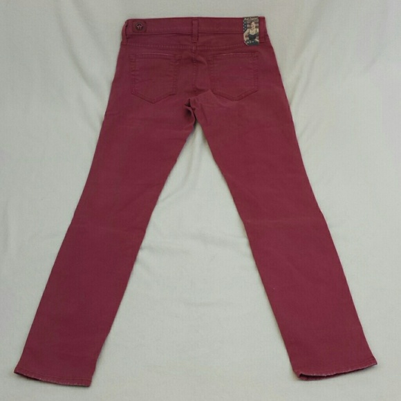 Rose petal pink cayenne Red Engine skinny jean - Picture 3 of 4