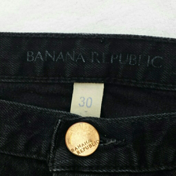 Black skinny jeans Banana Republic denim - Picture 4 of 4
