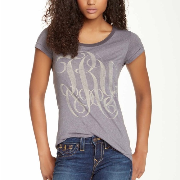 Authentic True Religion Monogram Crew Neck- Small